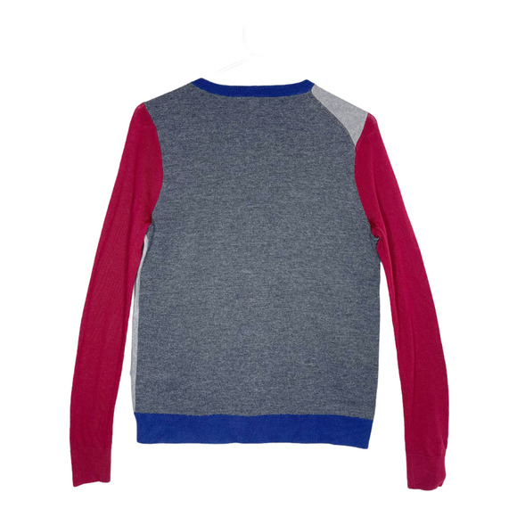 J Crew Wool Asymmetrical Zip Sweater Pullover Top - Picture 2 of 4